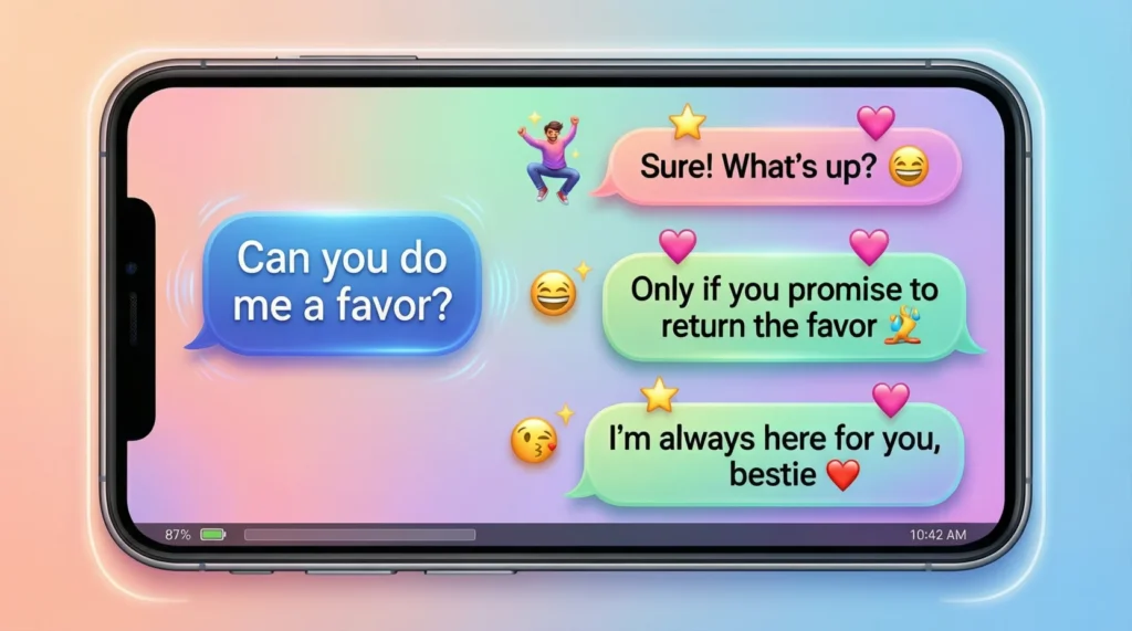 Funny Responses To Can You Do Me A Favor