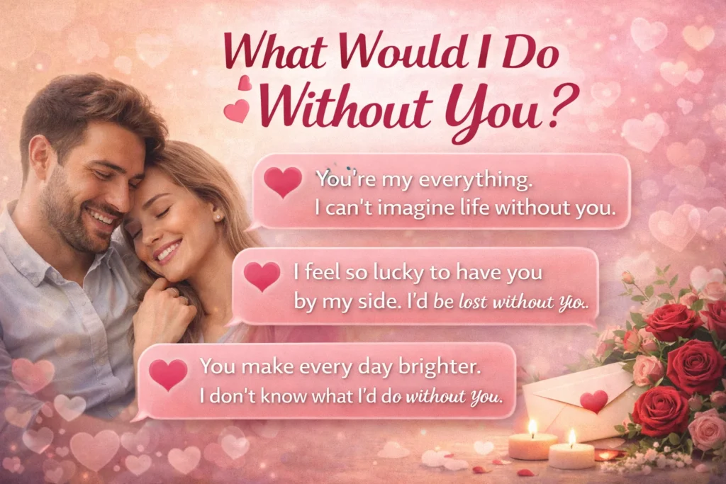 what would i do without you