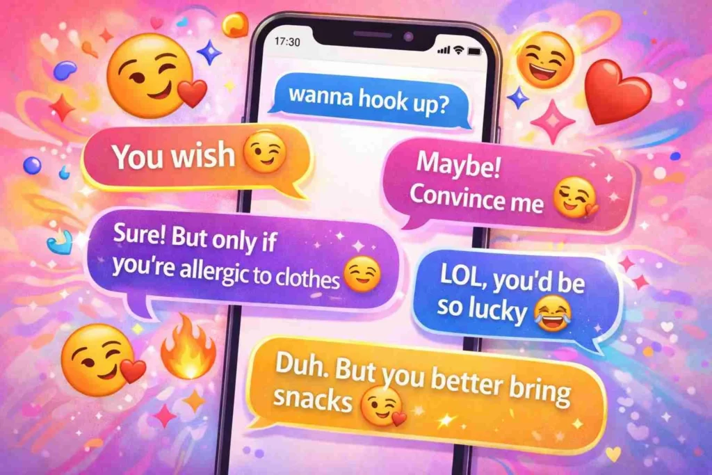 hilarious comebacks to wanna hook up