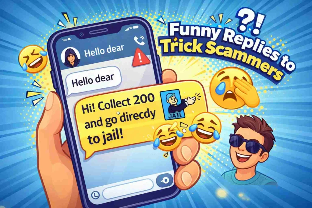 funny replies to trick scammers