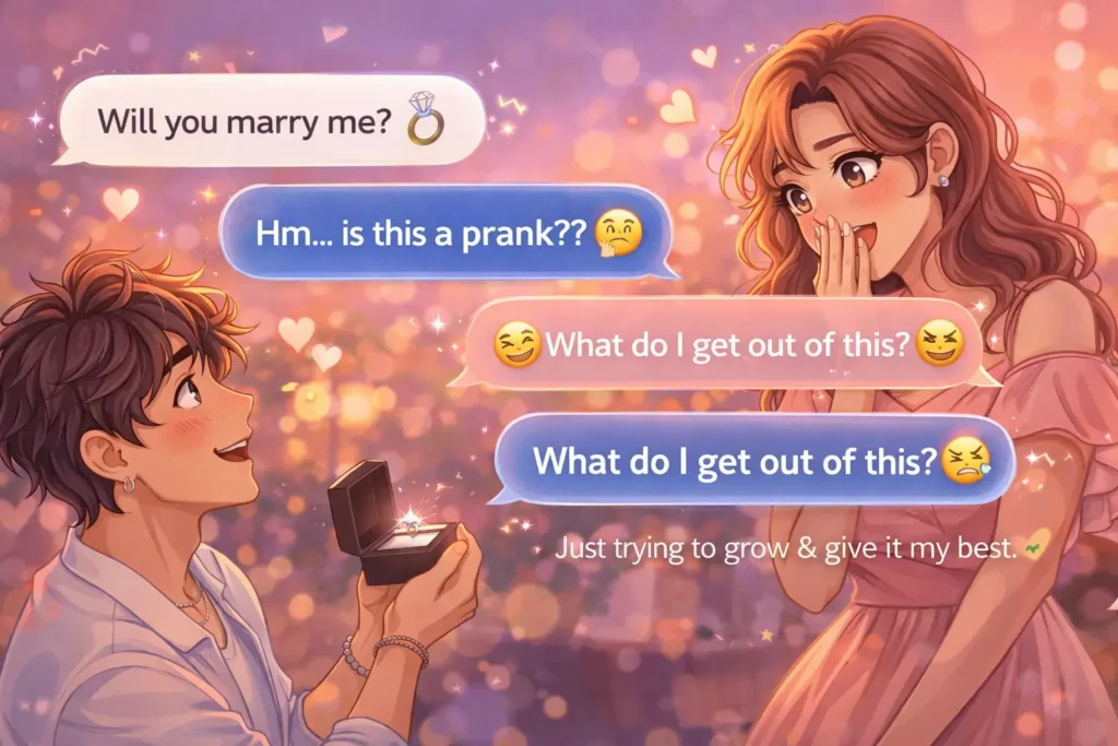 witty responses to will you marry me