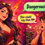 responses when a guy calls you dangerous