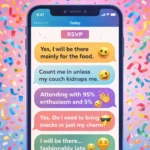 hilarious rsvp responses