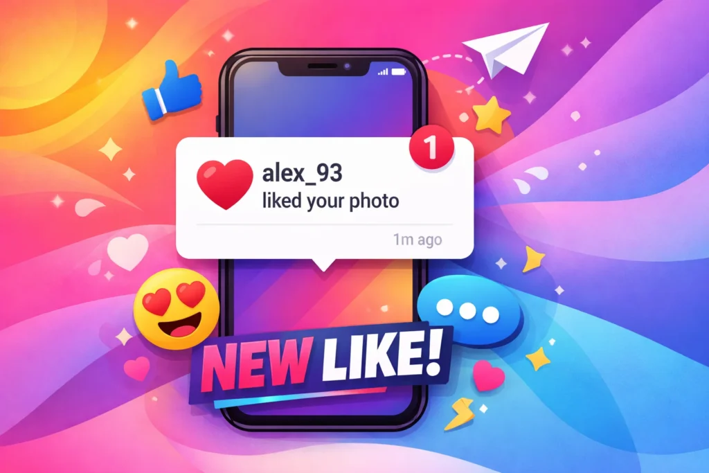 respond when someone likes your message on instagram