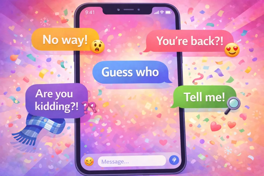 how to respond to guess who