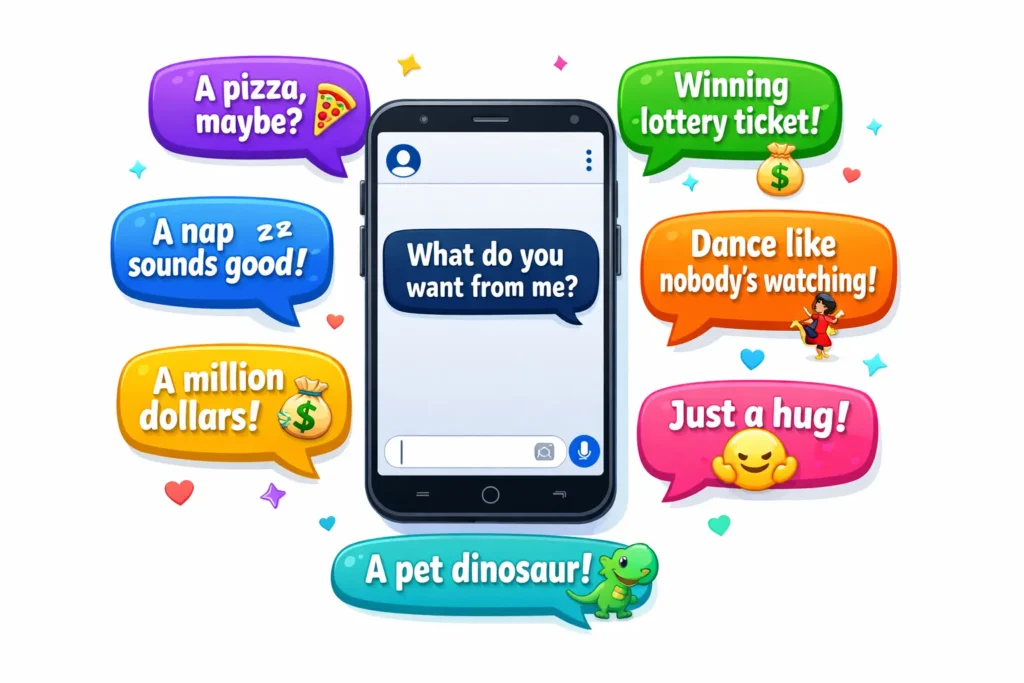 funny comebacks to what do you want from me