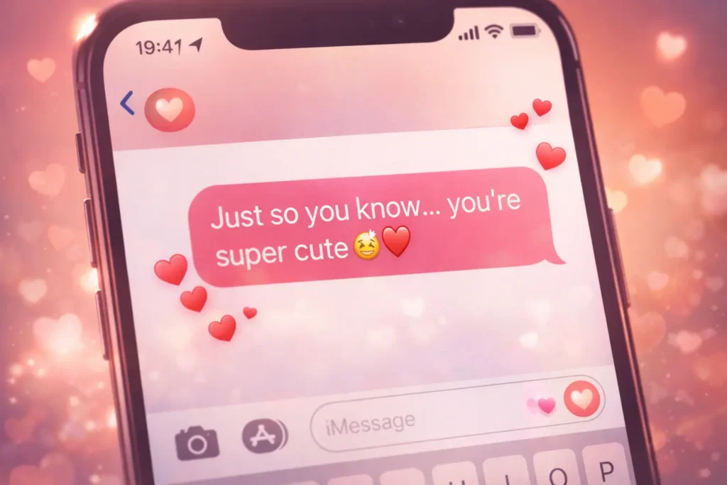 flirty compliment text from a girl