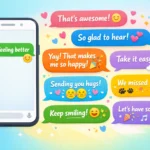 thoughtful replies to say when someones feeling better