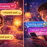 good evening replies for your girlfriend