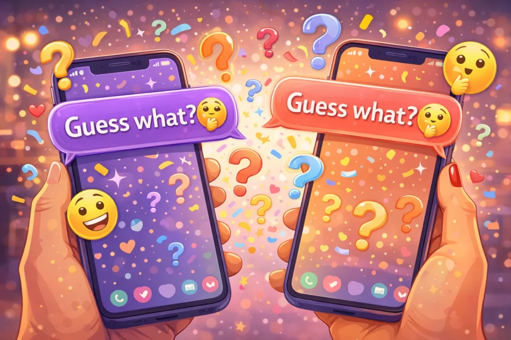 respond to guess what