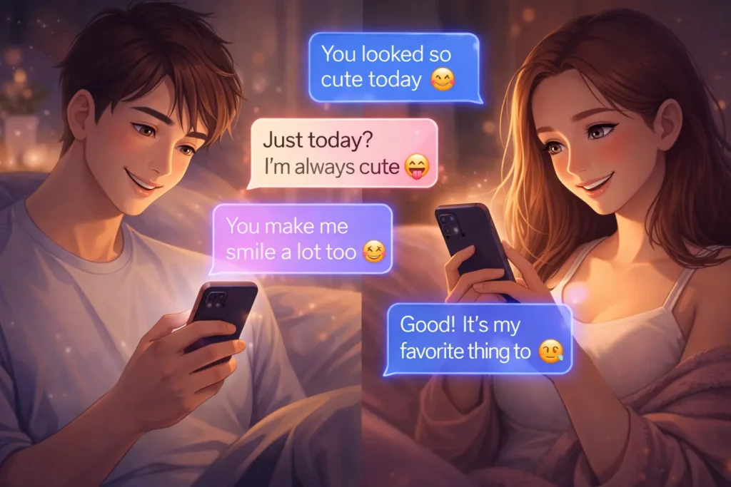 flirty and witty responses to why do you like me