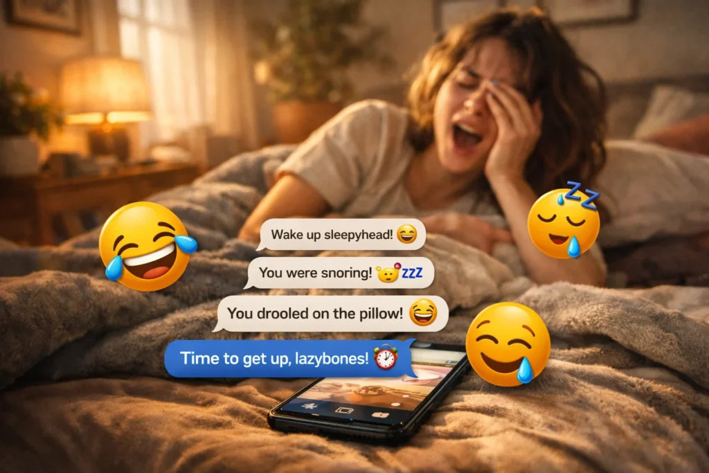 funny replies for when someone wakes up from a nap