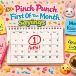 pinch punch first of the month sayings