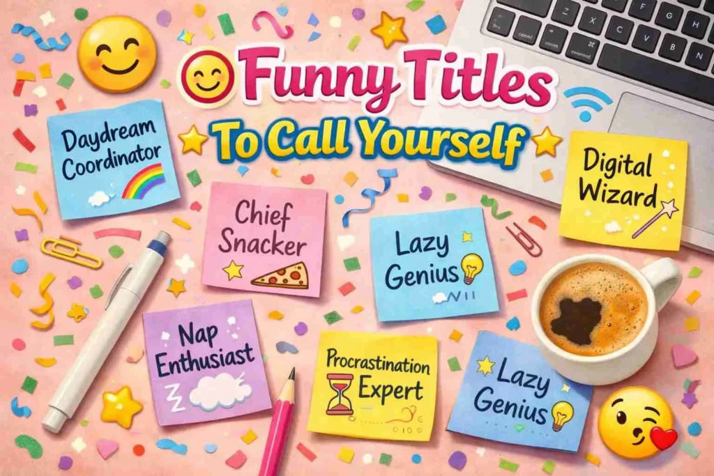 funny titles to call yourself