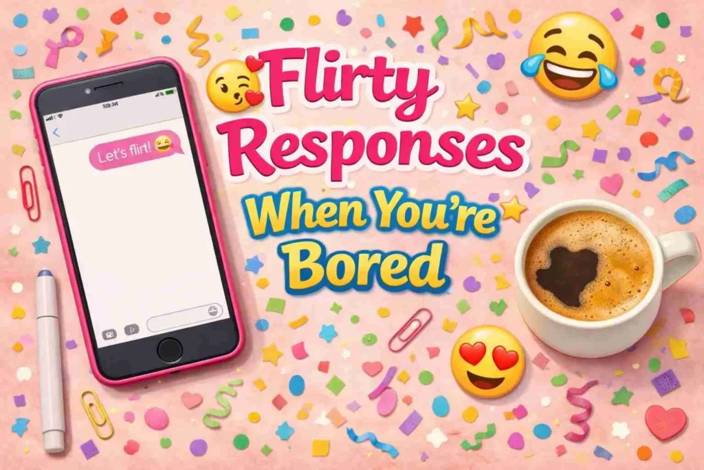 flirty responses when youre bored