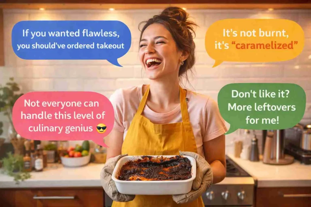 funny cooking comebacks