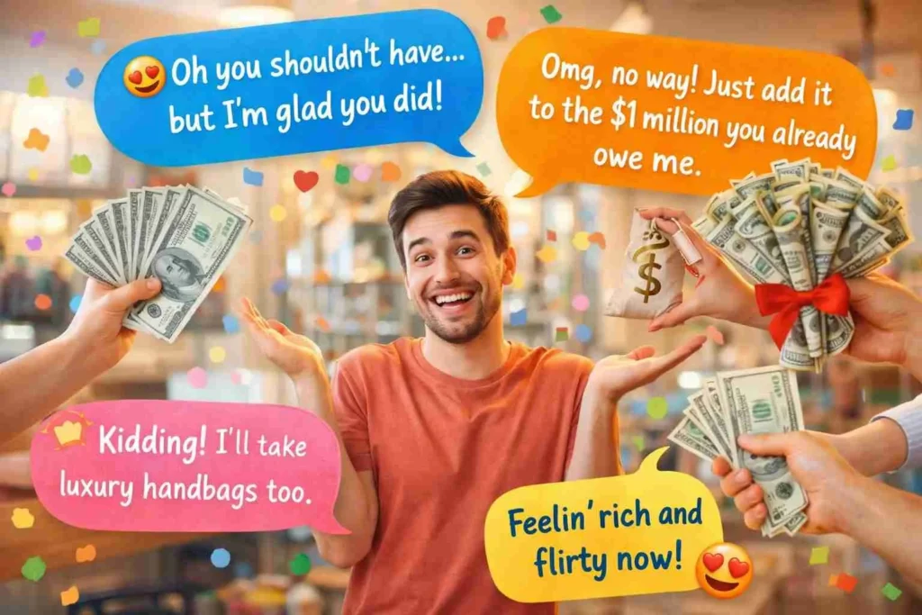 someone asks how to repay you