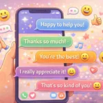 someone says happy to help you