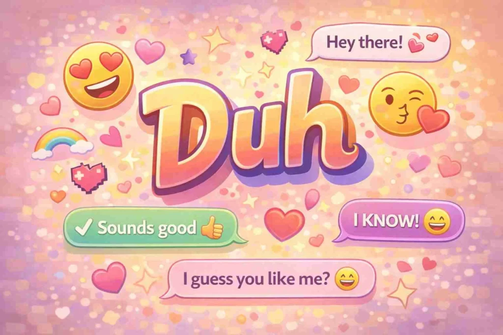 funny flirty replies to duh