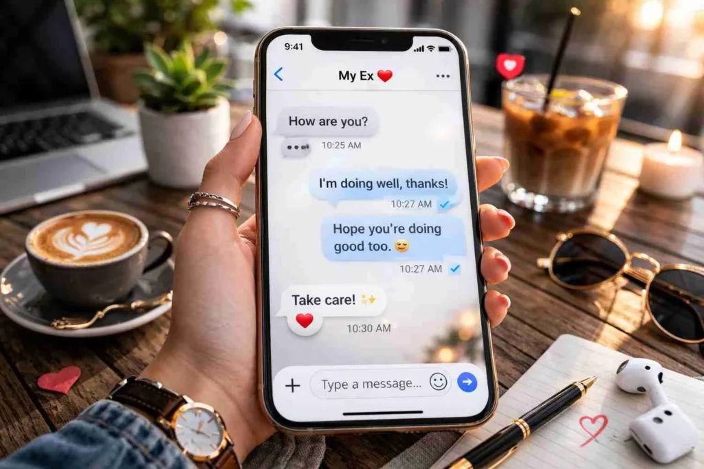 thoughtful responses when an ex checks on you