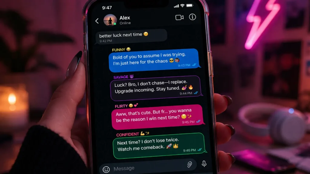 better luck next time