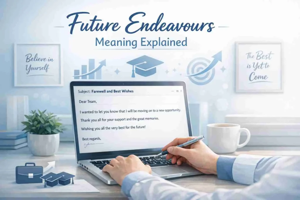 future endeavours meaning
