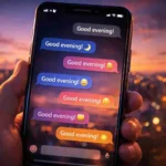 good evening replies