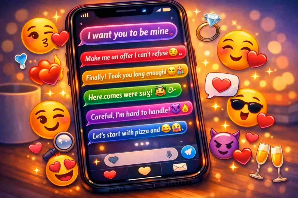 how to reply to i want you to be mine