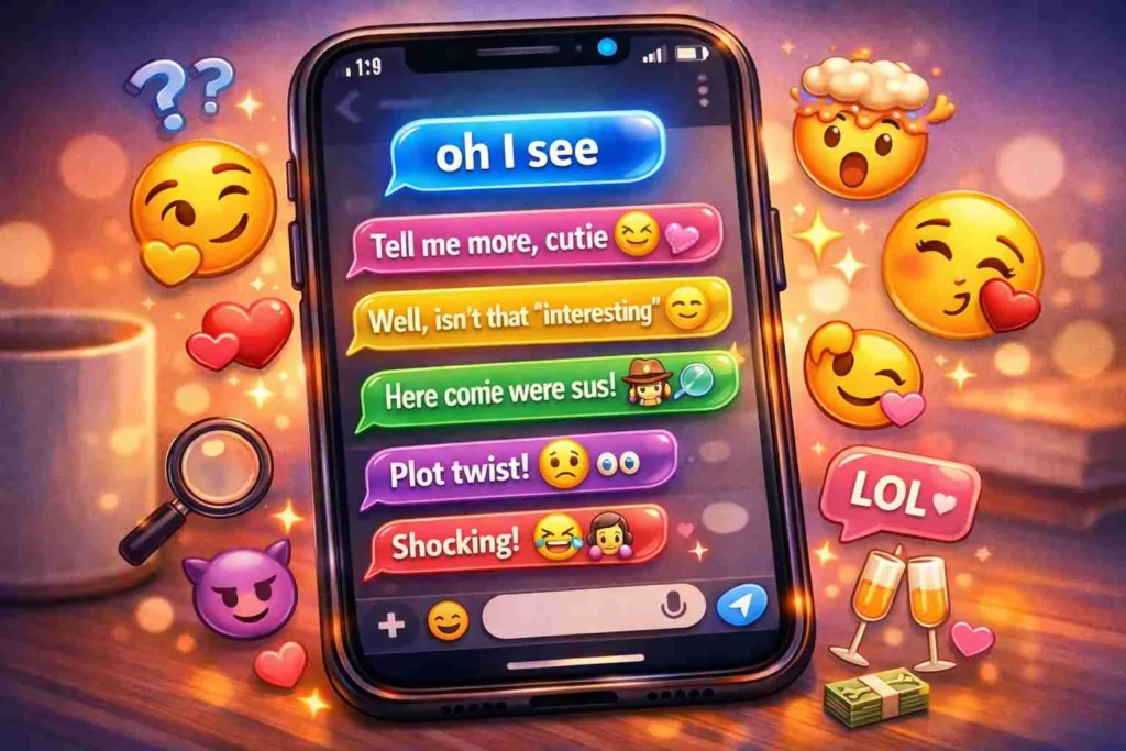 how to reply to oh i see