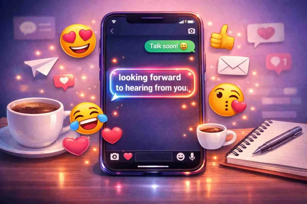 looking forward to hearing from you