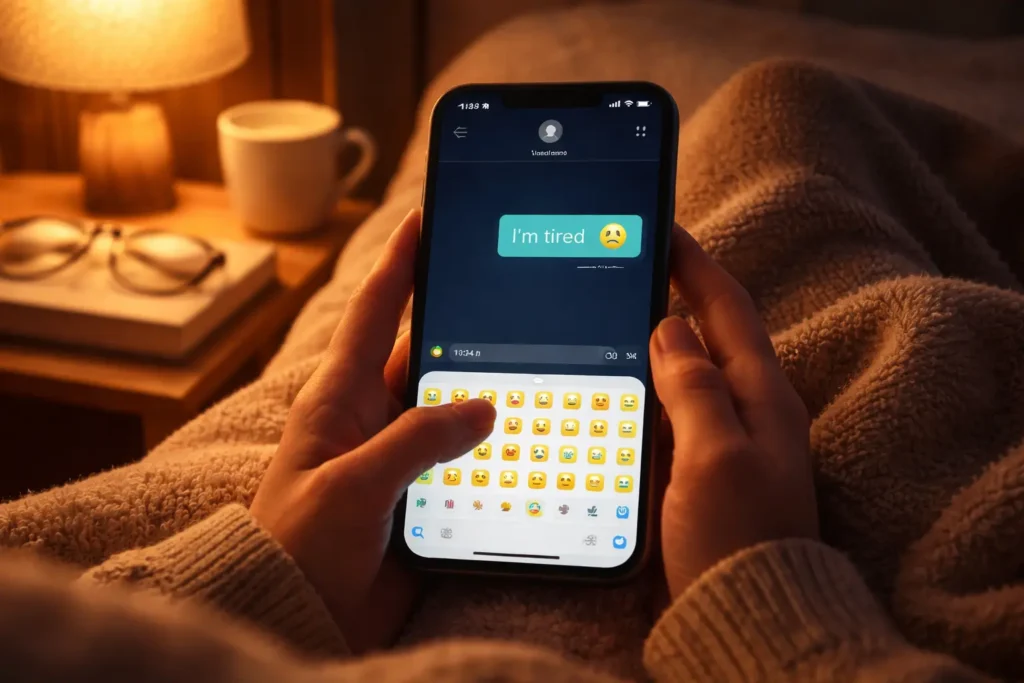 respond when someone says im tired