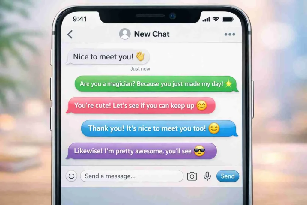 responses nice to meet you