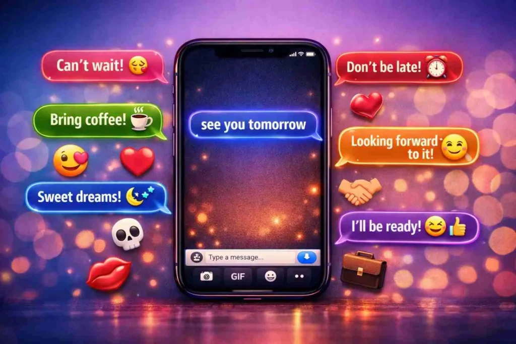 responses see you tomorrow