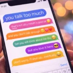 someone says talk too much