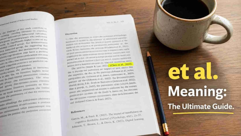 et al Meaning | How to Use It in Research Papers In 2026