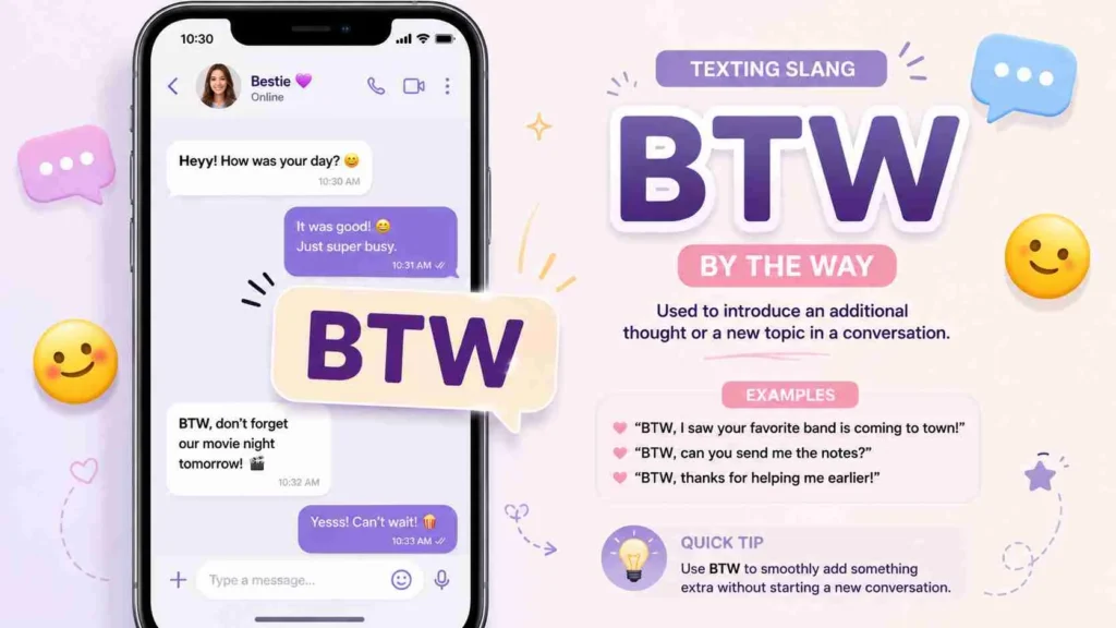 what does btw mean
