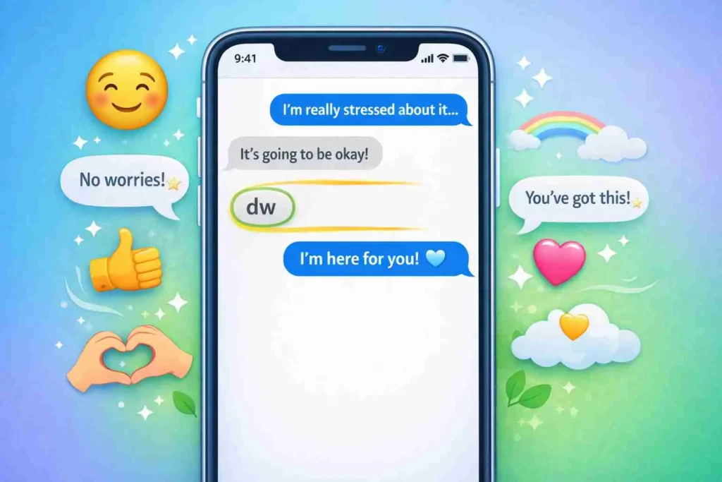 what does dw mean in text