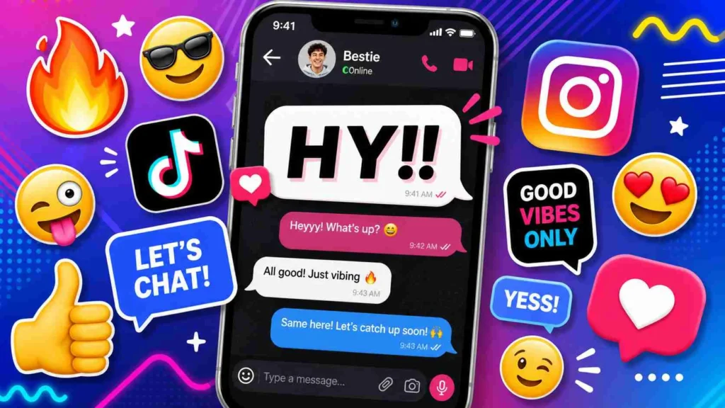 what does hy mean in text