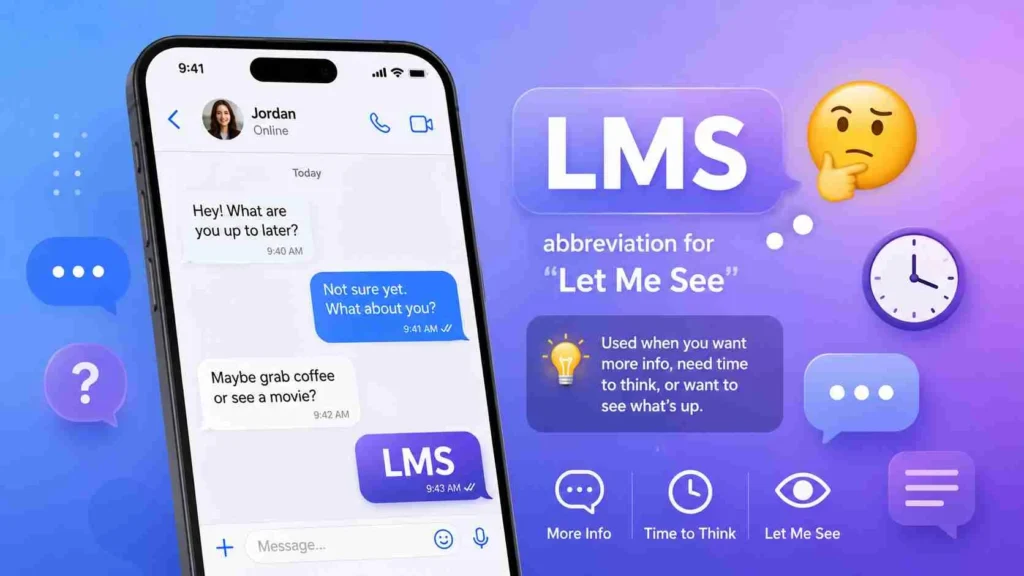 what does lms mean in text