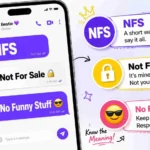 what does nfs mean in text