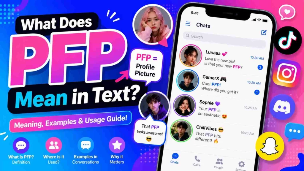 what does pfp mean in text