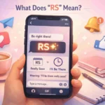 what does rs mean in text