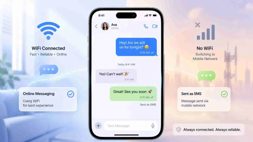what does sent as sms mean