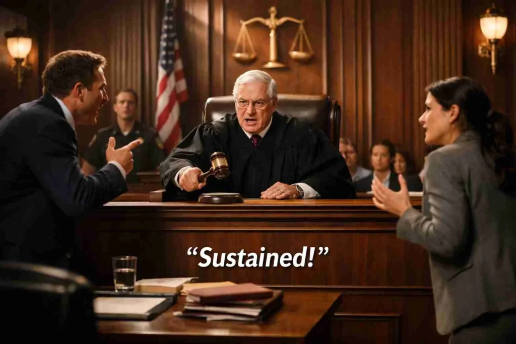 what does sustained mean in court