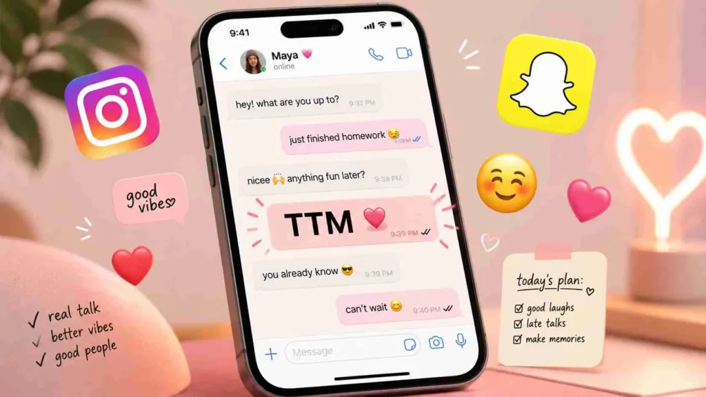 what does ttm mean in text
