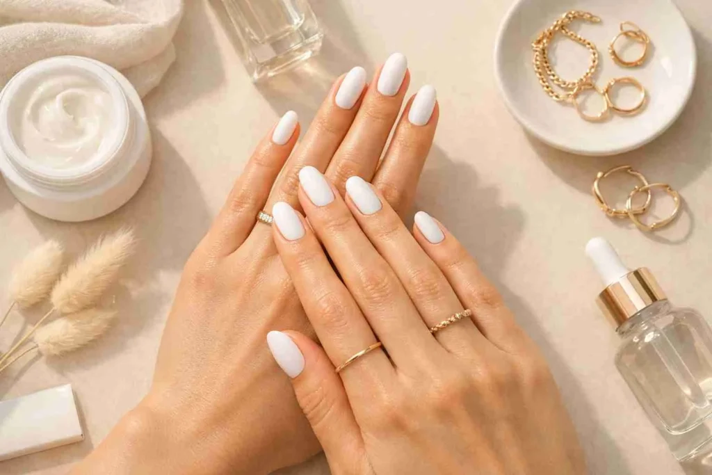 what does white nail polish mean