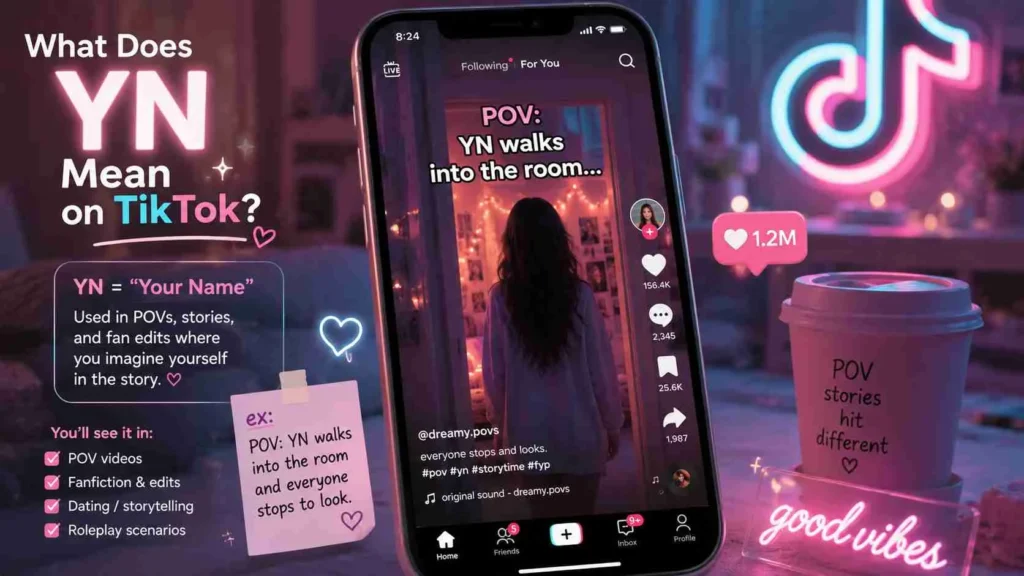 what does yn mean on tiktok