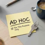 ad hoc meaning