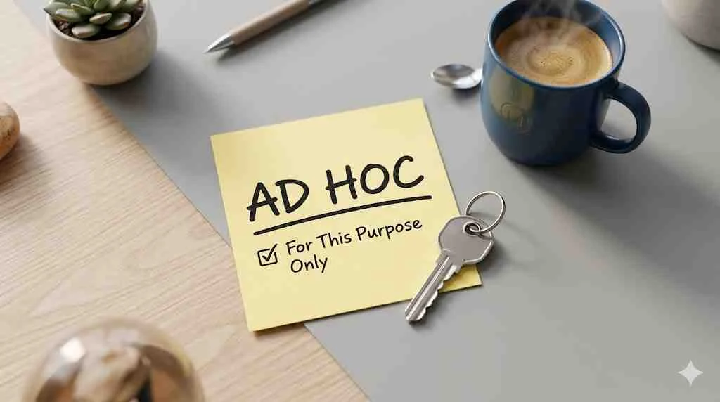 ad hoc meaning