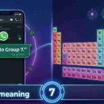 group 7 meaning